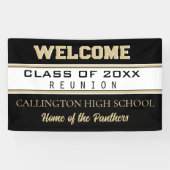Banderoles Reunion! CUSTOMIZED Class Reunion banner (Horizontal)