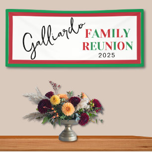 Banderoles Réunion de famille Italian Colors