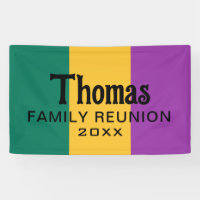 Réunion de nom de famille personnalisé