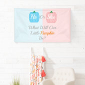 Banderoles Révélation de l'automne du citrouille (En situation)