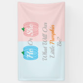 Banderoles Révélation de l'automne du citrouille (Vertical)