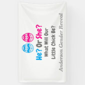 Banderoles Révélation du genre de petite poussette (Vertical)