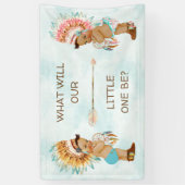 Banderoles Révélation du genre ethnique des Boho autochtones  (Vertical)