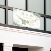 Banderoles Révélation du sexe Garçon ou Fille Pieds Boho Sage (Bâtiment extérieur)