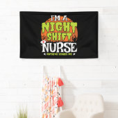 Banderoles Rien N'A Peur Drôle Halloween Night Shift Infirmiè (En situation)