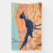 Banderoles Roadrunner Chaparral Bird (Verticale)