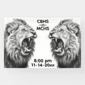 Banderoles Roar of the Lion Custom Text Images (Horizontal)