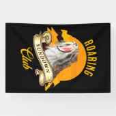 Banderoles Roaring Sundown Club Sabertooth Tiger (Horizontal)