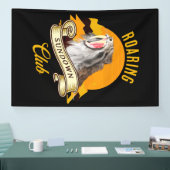 Banderoles Roaring Sundown Club Sabertooth Tiger (Salon professionnel)