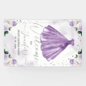 Banderoles Robe douce 16 Affiches de bienvenue d'aquarelle (Horizontal)