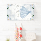 Banderoles Robe douce 16 Affiches de bienvenue d'aquarelle (En situation)