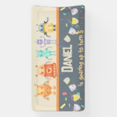 Banderoles Robot Anniversaire (Verticale)