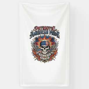 Banderoles Rocker du bandana patriotique Gloire ancienne Méta