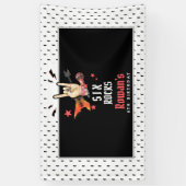 Banderoles Rockstar Punk Cool Anniversaire Tout Âge (Vertical)