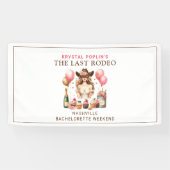 Banderoles Rodéo occidental de cowgirl (Horizontal)