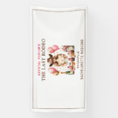 Banderoles Rodéo occidental de cowgirl (Verticale)