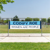 Banderoles Roevember Codify Roe Les femmes sont des gens (Insitu)