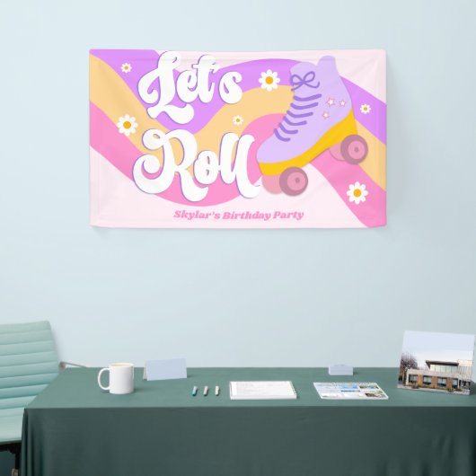 Banderoles Roll Roller Patinage Patinage Anniversaire (Salon professionnel)