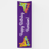 Banderoles Roller Blades Patins Anniversaire Fête (Vertical)