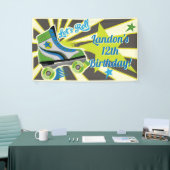 Banderoles Roller Skate Retro Derby Party  (Salon professionnel)