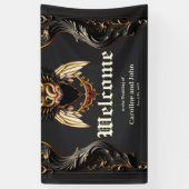 Banderoles Romance gothique, Dans l'ombre de l'amour. (Vertical)