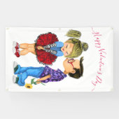 Banderoles Romantique Couple Valentine's Day Banner (Horizontal)