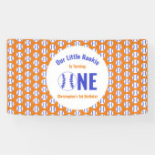 Banderoles Rookie Baseball 1er anniversaire (Horizontal)
