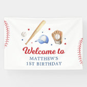 Banderoles Rookie de baseball de l'année Premier anniversaire (Horizontal)