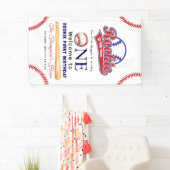 Banderoles Rookie de l'année 1er anniversaire baseball (En situation)