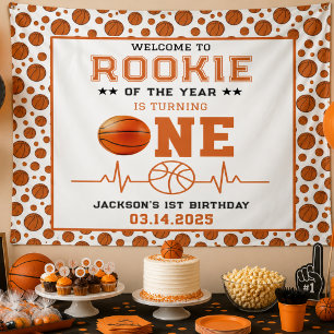 Banderoles Rookie de l'année 1er anniversaire Basketball
