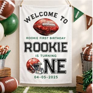 Banderoles Rookie de l'année 1er anniversaire football