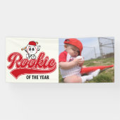 Banderoles Rookie De L'Année Baseball Vinyl Anniversaire (Horizontal)