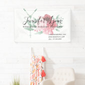 Banderoles Rosaire catholique Rose religion florale (En situation)
