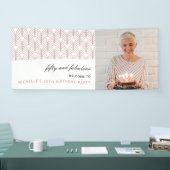 Banderoles Rose 50 et fabuleux Art Déco 50e anniversaire (Salon professionnel)