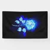 Banderoles Rose bleu brûlant (Horizontal)