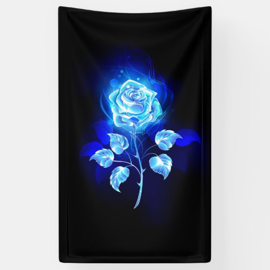 Banderoles Rose bleu brûlant (Vertical)