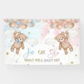 Banderoles Rose d'aquarelle or et bleu marine (Horizontal)