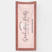 Banderoles Rose de diplômes d'infirmière moderne Parties scin (Vertical)