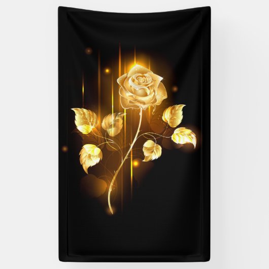 Banderoles Rose d'or ( rose d'or ) (Vertical)