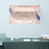 Banderoles Rose Gold Chaîne Lumières Rose bleu Mariage (Salon professionnel)