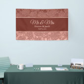 Banderoles Rose Gold Elegant Photo Booth Mariage (Salon professionnel)