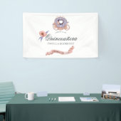 Banderoles Rose Gold et Lilac Parties scintillant Princesse Q (Salon professionnel)