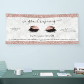 Banderoles Rose Gold Parties scintillant Salon Réouverture Sé (Salon professionnel)