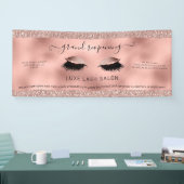 Banderoles Rose Gold Parties scintillant Salon Réouverture Sé (Salon professionnel)