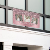 Banderoles Rose Gold Rose Parties scintillant photo Collage 1 (Bâtiment extérieur)