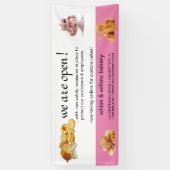 Banderoles Rose Gold Whisk Boulangerie d'affaires réouverture (Vertical)