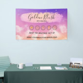 Banderoles rose pâle aquarelle (Salon professionnel)