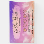 Banderoles rose pâle aquarelle (Vertical)