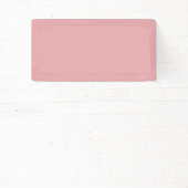 Banderoles Rose Pâle Rouge Uni | Classique | Élégant (Insitu)