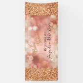 Banderoles Rose Parties scintillant or Blush Fairy Lights Bab (Vertical)